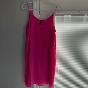 Francesca’s pink above knee length dress